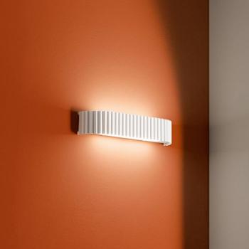 Niike LED fali lámpa, fehér, szélesség 40 cm, fém, CCT