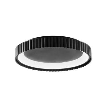 Niike LED mennyezeti lámpa, fekete, Ø 40 cm, fém, CCT kép