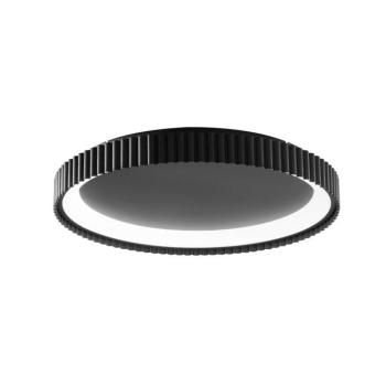 Niike LED mennyezeti lámpa, fekete, Ø 50 cm, fém, CCT kép