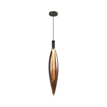 NORDIC kábeles csillár 1xG9/5W/230V fekete/réz 31-51325 kép