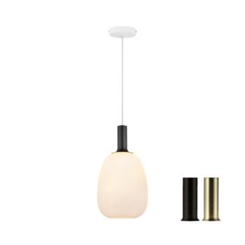 Nordlux - ALTON lógcsillár 1xE27/60W/230V fehér/fekete/antikolt réz 47303001 kép