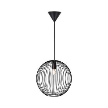 Nordlux - BERONI függeszték kábellel, 1x E27/60W/230V, fekete, Ø 35 cm 2213303003 kép