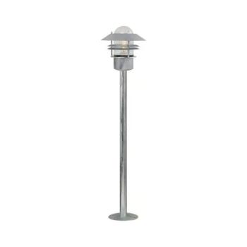 Nordlux - BLOKHUS kültéri lámpa, 1xE27/60W/230V, IP54, ezüst, 92 cm 25078031