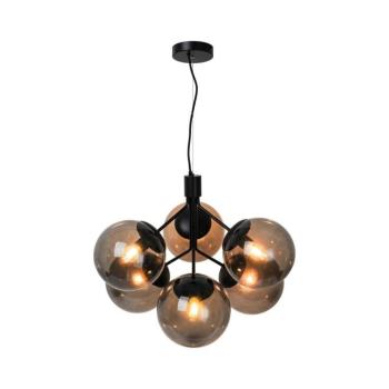 Nordlux - Csillár zsinóron IVONA 6xE27/28W/230V fekete 2112163003 kép