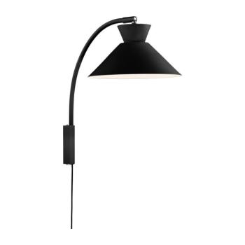 Nordlux - Fali lámpa DIAL 1xE27/40W/230V fekete 2213371003