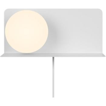 Nordlux - Fali lámpa polccal LILIBETH 1xE14/25W/230V fehér 2312931001 kép
