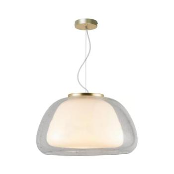 Nordlux - JELLY kábeles függeszték 1xE27/40W/230V fehér/átlátszó Ø 39 cm 2010783001 kép