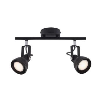 Nordlux - Spotlámpa ASLAK 2xGU10/35W/230V fekete 45730103