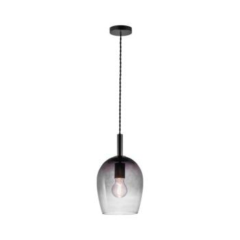 Nordlux - UMA kábeles függőlámpa 1xE27/40W/230V, átm. 18 cm, fekete/füstszínű 2112703047 kép