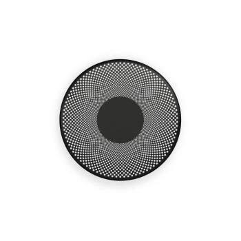 Northern LED fali világítás Glint, matt fekete, acél, Ø 25 cm kép