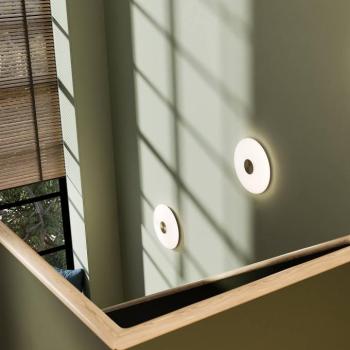 Northern LED fali világítás Glint, Ø 25 cm, üveg, opálfehér kép