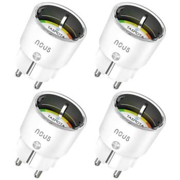 Nous A1T WiFi Smart aljzat Tasmota firmware-rel 16 A-ig (4 db) kép