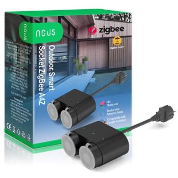 Nous A4Z Zigbee kültéri intelligens aljzat kép