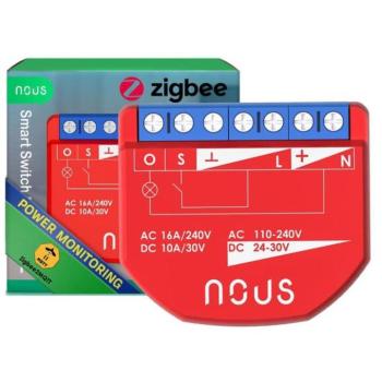 Nous B2Z ZigBee Okos kapcsolómodul (1 csatorna, fogyasztásméréssel) kép