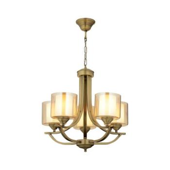 NOVARA láncos csillár 5xE27/40W/230V bronz 683AVN1433 kép