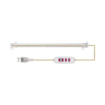 Növénynevelő LED modul, 4W, 42 LED , 30 cm , USB véggel , piros/kék fény , időzíthető , dimmelhető , LEDISSIMO GROW kép