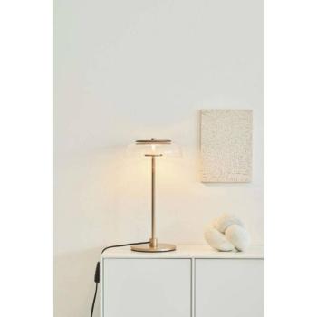 Nuura LED asztali világítás Blossi, magasság 43 cm, arany színű/átlátszó kép