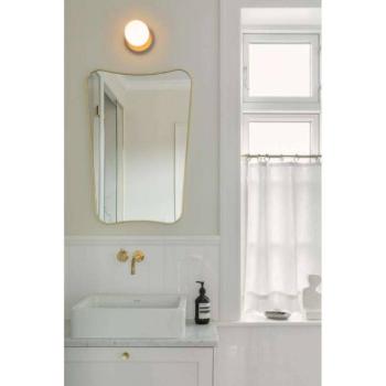 Nuura Liila 1 fali/mennyezeti világítás, Ø 14 cm IP44, bronz/opál kép