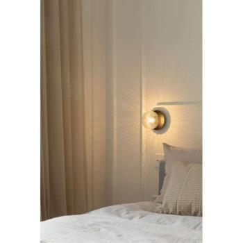 Nuura Liila 1 fali világítás, Ø 14 cm, IP44, fekete/átlátszó kép