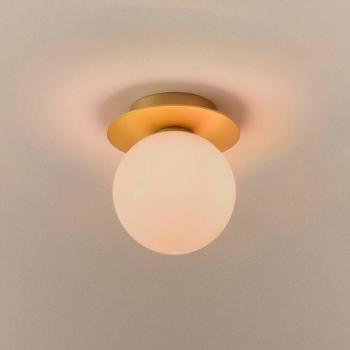 Nuura Liila 1 Medium fali világítás, arany/rózsaszín, IP44, G9 kép