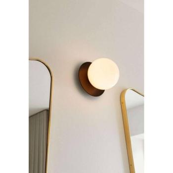 Nuura Liila 1 Medium fali világítás, bronz/opál, IP44, G9 kép