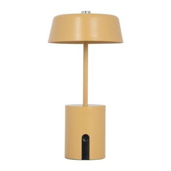 Okkersárga fém LED asztali lámpa (magasság 22,5 cm) Elemental LED – Leitmotiv kép