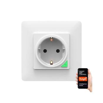 Okos konnektor SMART 3680W/230V/16A Wi-Fi Tuya SCHUKO 315939 kép
