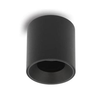 OLA S11 GU10 felületre szerelhető spot lámpatest Φ85x81mm fekete és fekete 2012650 VITO kép