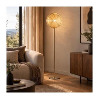 Ondaluce - dimmelhető LED állólámpa JOKEY LED/15W/230V 170 cm arany/füstszínű PT.JOKEY/AMBRA kép