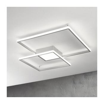 Ondaluce - Dimmelhető LED mennyezeti lámpa DOWEL LED/60W/230V 75x75 cm ezüst PL.DOWEL/SILVER-GR kép