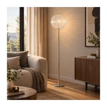 Ondaluce - LED dimmelhető állólámpa JOKEY LED/15W/230V 170 cm arany/átlátszó PT.JOKEY/TRASP kép