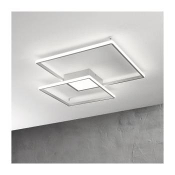 Ondaluce - LED dimmelhető mennyezeti lámpatest DOWEL LED/46W/230V 55x55 cm ezüst PL.DOWEL/SILVER-PC kép