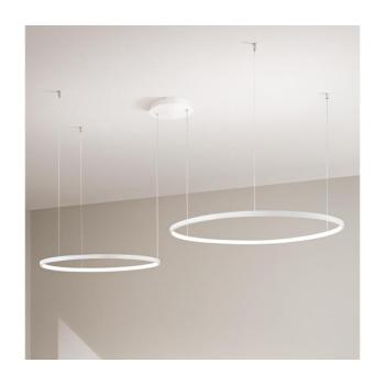 Ondaluce - SOEL LED dimmelhető kábeles csillár LED/28W/230V + LED/38W fehér SO.SOEL/2-BIANCO kép