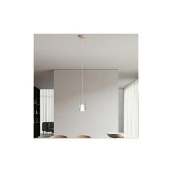 Ondaluce - TH kábeles függeszték 1xE27/15W/230V, átmérő 19 cm, arany/átlátszó SO.TH/1-TRASPA kép