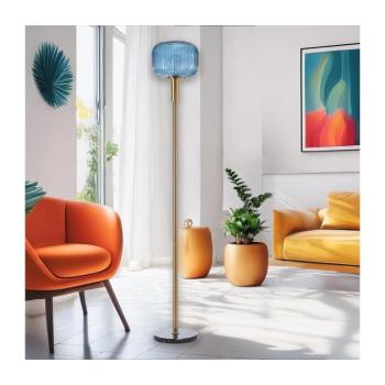 ONLI - Állólámpa DOROTY 1xE27/22W/230V kék/arany 5900/PT kép