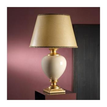 ONLI - Asztali lámpa AMADEUS 1xE27/15W/230V 72 cm bézs/arany 225/GA kép
