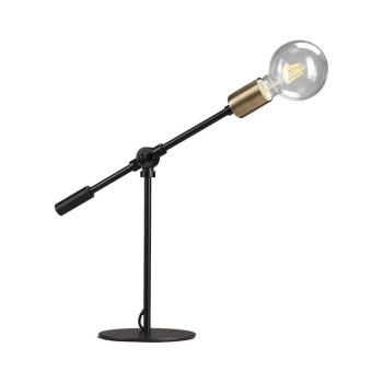 ONLI - Asztali lámpa ASTE 1xE27/15W/230V 45 cm fekete/arany 4879/LGN kép