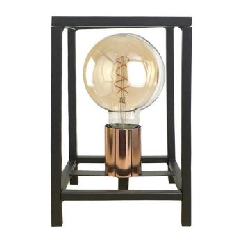 ONLI - Asztali lámpa FLOKI 1xE27/15W/230V 20 cm fekete/réz 4931/L kép