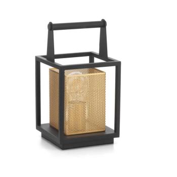 ONLI - Asztali lámpa MALIK 1xE27/22W/230V 29 cm arany/fekete 4980/L kép