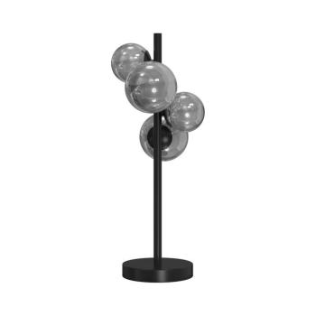 ONLI - Asztali lámpa PALOMA 4xG9/10W/230V 48 cm fekete/füstös 5084/LGN kép