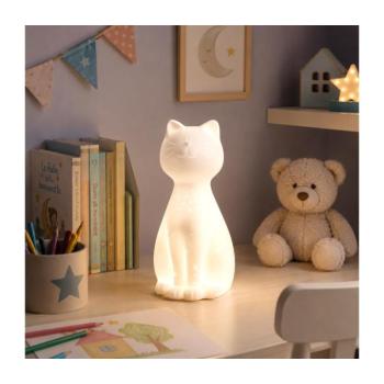 ONLI - Asztali lámpa PORCELLANA 1xE14/6W/230V 27,2 cm macskás 093/L kép