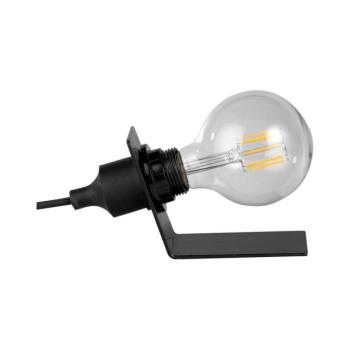 ONLI - Asztali lámpa WIRE 1xE27/15W/230V 9 cm fekete 4853/LN kép