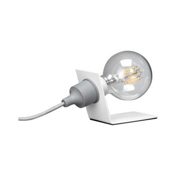ONLI - Asztali lámpa WIRE 1xE27/15W/230V 9 cm szürke/fehér 4853/LB kép