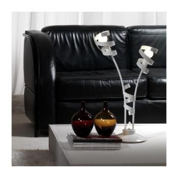 ONLI - Asztali lámpa ZOE 2xE14/6W/230V 65 cm fehér 4812/LGB