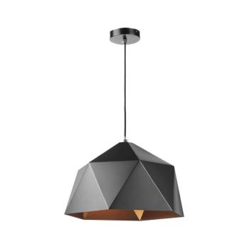 ONLI - Csillár zsinóron YONG 1xE27/22W/230V fekete átm. 46 cm 5010/SM kép