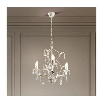 ONLI - Láncra függesztett csillár TERESA 3xE14/6W/230V fehér 4670/3A kép