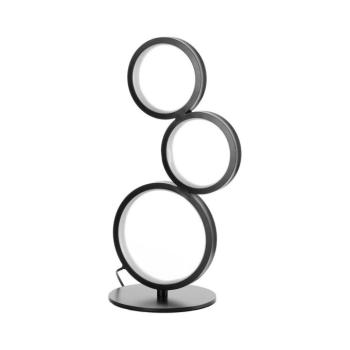 ONLI - LED asztali lámpa RINGS LED/17W/230V 4000K 37 cm fekete 5045/LNF kép