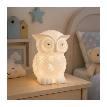 ONLI - PORCELLANA porcelán asztali lámpa 1xE14/6W/230V 25 cm bagoly 096/L kép