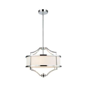 Open Design OR80902- STESSO rúdon függő csillár 4xE27/15W/230V átm. 42 cm l. króm/fehér OR80902 kép