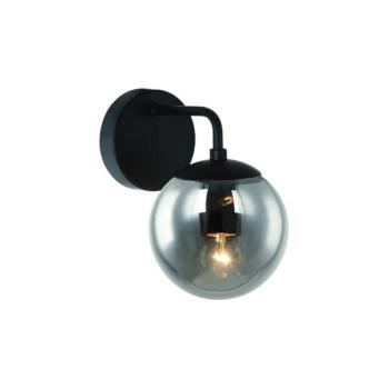 Open Design OR81411 - BAO fali lámpa 1xE27/8W/230V fekete/füstszürke OR81411 kép